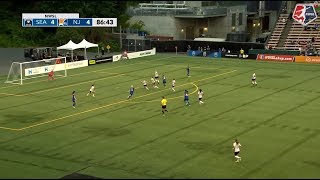 Megan Rapinoes hat trick in Seattles 54 win over Sky Blue FC [upl. by Eimarej]