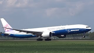 WOW Impressive Take Offs 2x A350 5x B777 6x A330 4x B767 2x B747 2x B787 Schiphol Airport [upl. by Meil471]