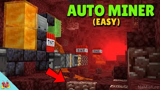 Auto Mining Machine for Minecraft  Best way to find Ancient Debris Tunnel Bore [upl. by Balbinder]