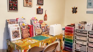 Craft Room Tour  Organization  links provided [upl. by Noxas507]