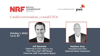 NRF Retail Leadership Series Jeff Gennette chairman amp CEO of Macy’s Inc [upl. by Laureen]