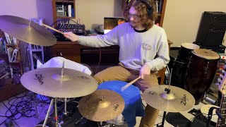 Mediocre Drummer attempts Caravan Whiplash Version [upl. by Burman]