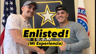 Como enlistarse en el US Army MI EXPERIENCIA 🫡🇺🇸 [upl. by Suryc]