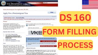 HOW TO FILL DS 160 FORM FOR USA VISA  Visa Application Step by Step [upl. by Yelsna404]