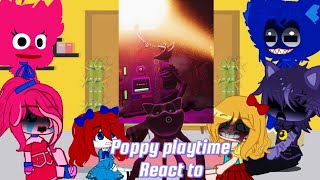 Poppy playtime React to Catnap Endingpoppy playtime chapter 3Gacha club [upl. by Erlina113]