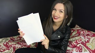 ASMR  Paper Sorting and Ripping ft Leather Jacket [upl. by Bryner]