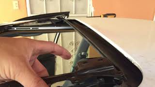 How to install sunroof sliding cover on a Honda Civic The easy way DIY [upl. by Catlaina]