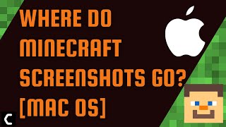 Where do Minecraft Screenshots Go Where Are Minecraft Screenshots Saved MAC OS [upl. by Anema]