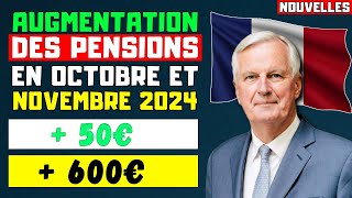 🚨Retraites  des augmentations attendues en octobre et novembre 2024 pour des millions de Français [upl. by Hedwig246]