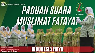 PADUAN SUARA INDONESIA RAYA MUSLIMAT FATAYAT DESA REMBUL [upl. by Asert311]