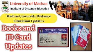 Madras University IDE Books amp ID card Updates  Classlike [upl. by Eiliab498]