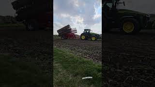 From stubble to planting  Thurlow Farms Quadtrac johndeere horsch farming agriculture tractor [upl. by Burn]