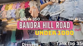 Bandra Hill Road Shopping Under 1000rs  Latest Collection hillroad shopping bandra [upl. by Gardal]