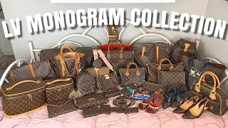 My Massive Louis Vuitton Monogram Collection Rare Vintage Limited Edition Bags Luggage amp SLGs [upl. by Ssilem]