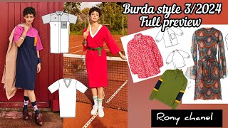 Burda style 32024 full preview 💖😍❤️ [upl. by Oab12]