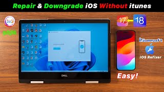 Downgrade iPhone iOS Fix Stuck on UpdateBlack Screen Issue TechApps Tamil [upl. by Nella]