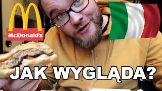 JAK WYGLĄDA MCDONALDS WE WŁOSZECH  GASTRO VLOG 74 [upl. by Mit]