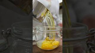 Homemade MAYONNAISE in 10 seconds homemademayonnaise [upl. by Felita]