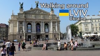 Walking around Lviv Ukraine  Top sights and attractions [upl. by Teodora]