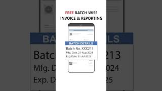 BizOps App  Batch Wise Invoice amp Report  FREE [upl. by Wilmott]