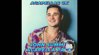 John Summit Acapella Pack Acapellas UK wav remix acapella [upl. by Neleh]