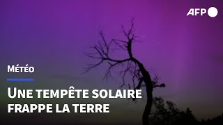 Une tempête solaire quotextrêmequot frappe la Terre  AFP [upl. by Walling]