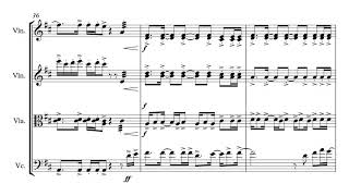 This is Me  from The greatest showman  String quartet Solo Violin sheet music [upl. by Otrebide]