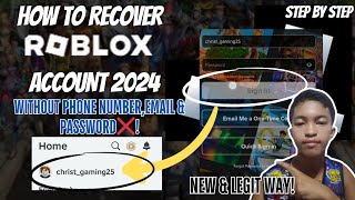 How To RECOVER ROBLOX ACCOUNT without EMAIL OR PHONE NUMBER 2024 [upl. by Inan]