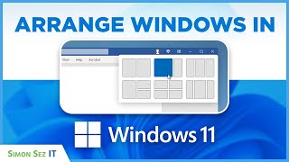 How to Arrange Windows and Multitask in Windows 11 [upl. by Lindon568]