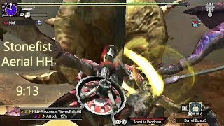 【MHGU MHXX】G4☆ Stonefist Hermitaur 矛砕ダイミョウザザミ Aerial Hunting Horn ¤913¤ [upl. by Autum216]