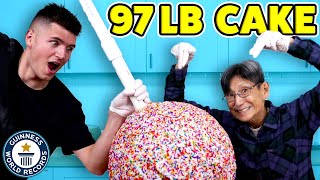 Creating the biggest CAKE POP EVER  Guinness World Records [upl. by Davida]