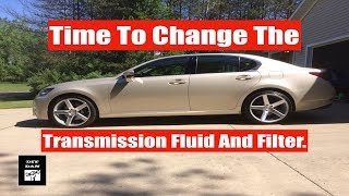 Lexus GS350 IS350 How To Change The Transmission Fluid And Filter [upl. by Otter]