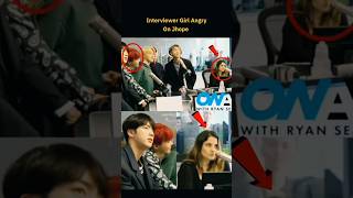 Jhope staring at interviewer girl 😎😉 pls like amp sub btsshorts shorts btsedits btsforever [upl. by Einapets]