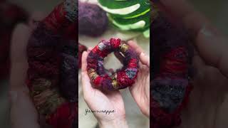 Boho Style  Cozy and Unique Vibrant Yarn Jewelry [upl. by Warring]