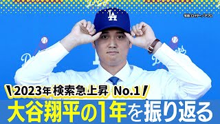 【2023年検索急上昇No1・大谷翔平】街頭インタビューで振り返る1年（WBC優勝・本塁打王・MVP・ドジャース移籍…栗山英樹監督との会見映像も） [upl. by Ailla]