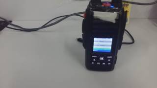 RealPTT works with GSMWCDMALTE two way radio TH388 [upl. by Eissed]