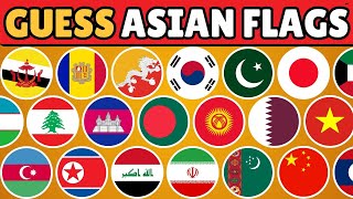 GUESS ALL 53 ASIAN FLAGS  GUESS THE FLAG  GUESS THE COUNTRY quiz asia [upl. by Landry]