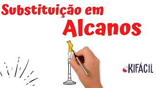 Reações de Substituição em Alcanos  Questão RESOLVIDA FUVEST [upl. by Aubyn]