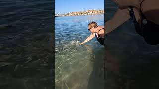 TeneriffaKanarische Inseln Fischen im Meer Tenerife Canary Islands fish in the ocean 3 канары [upl. by Nemad]