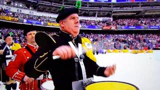 NYPD amp FDNY Pipes amp Drums Yankee Stadium [upl. by Ljoka138]