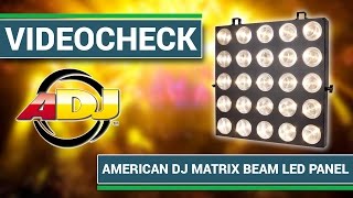 American DJ Matrix Beam LED Panel Review deutsch [upl. by Stanly]