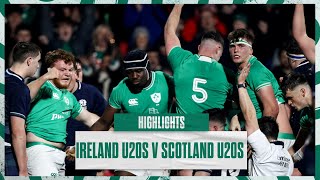 Highlights Ireland U20 v Scotland U20 [upl. by Shalne16]