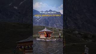 World Highest Shree Krishna Templetravel uttarakhand youtube shorts [upl. by Prosper720]