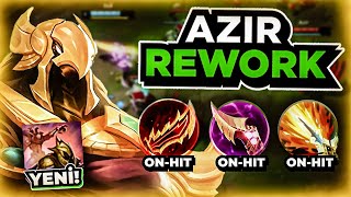 AZIR REWORK😱 1323 YAMASI YENİ AZIR [upl. by Lebiralc]