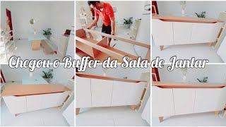 NOVIDADE PRA SALA DE JANTAR BUFFET 4 PORTAS QUARTZO [upl. by Keverian662]