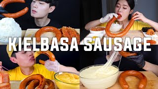 Kielbasa Sausage ASMR MUKBANG COMPILATION [upl. by Dnomal]