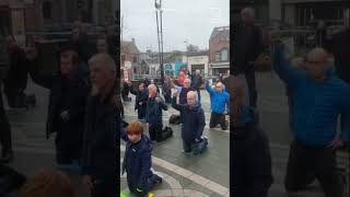 Catholic Men kneel to Pray Rosary in UK and Ireland [upl. by Zilla]