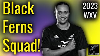 Black Ferns Name 2023 WXV Squad  WELCOME HOME RUBY TUI [upl. by Wendye984]