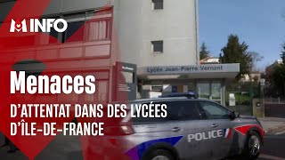 Des menaces de décpitation envoyées à des lycées dïledeFrance [upl. by Eseuqram]