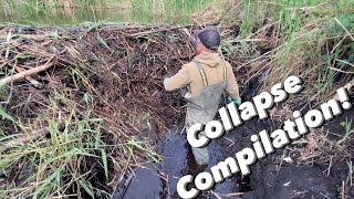 Beaver Dam COLLAPSE COMPILATION 4K [upl. by Inram]